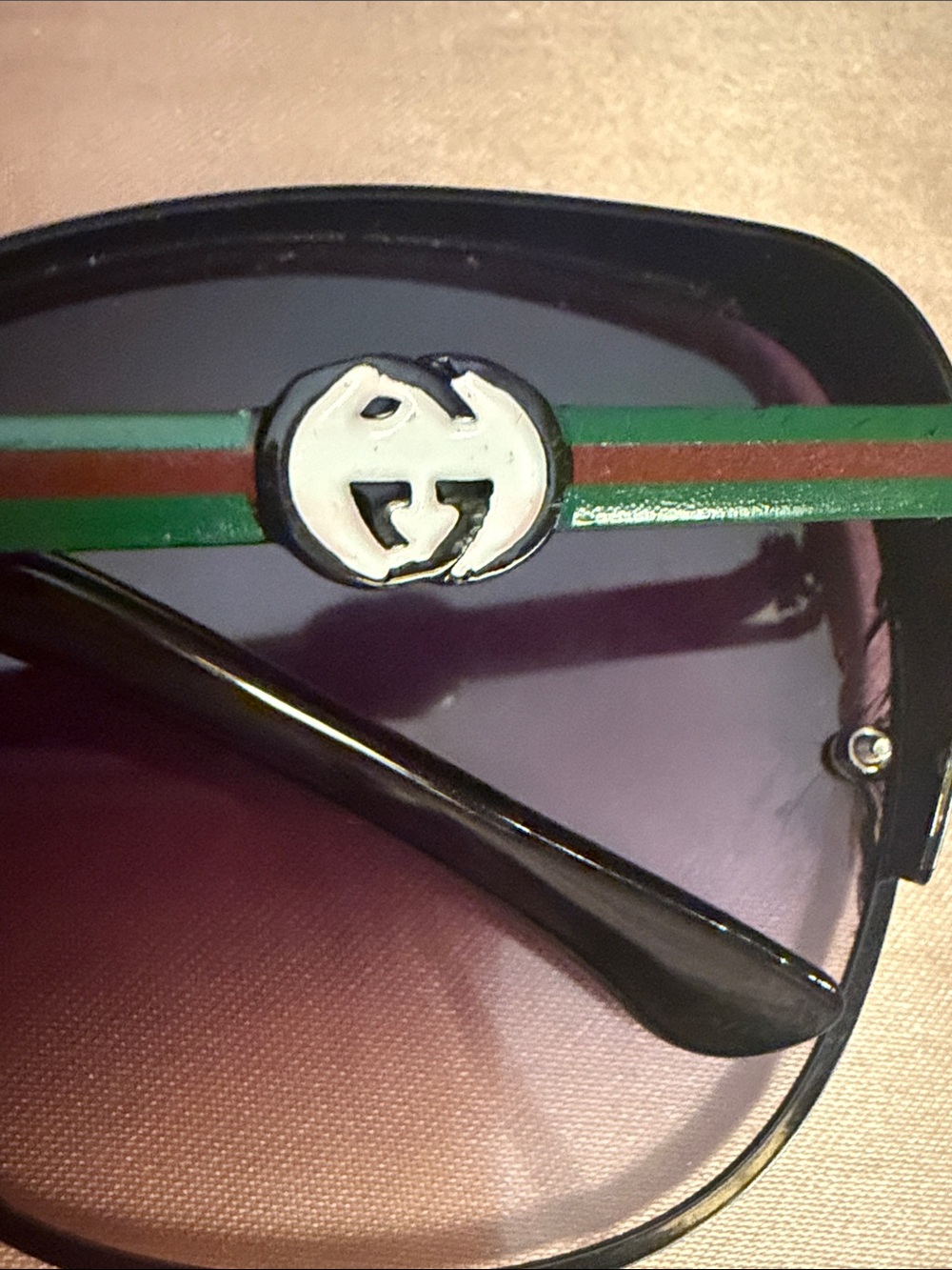 Gucci Black Frame with Dark Gradient Lenses Sunglasses - Picture 13 of 13